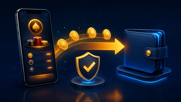 Secure online casino withdrawal from balance to digital wallet