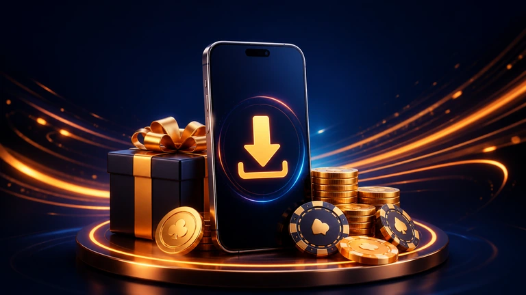 Mobile app download reward with secure installation